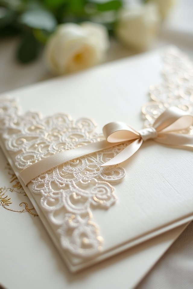 elegant pocket invitations crafted