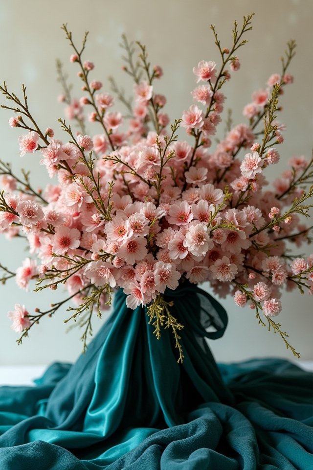 elegant quince bouquet arrangement