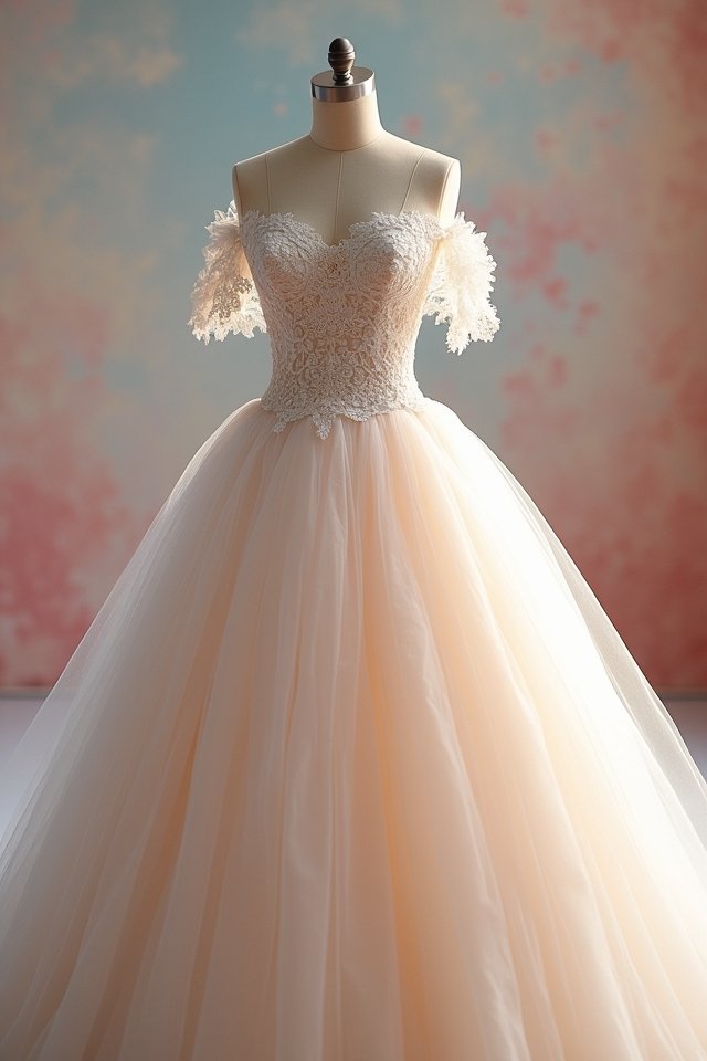 elegant romantic ball gown