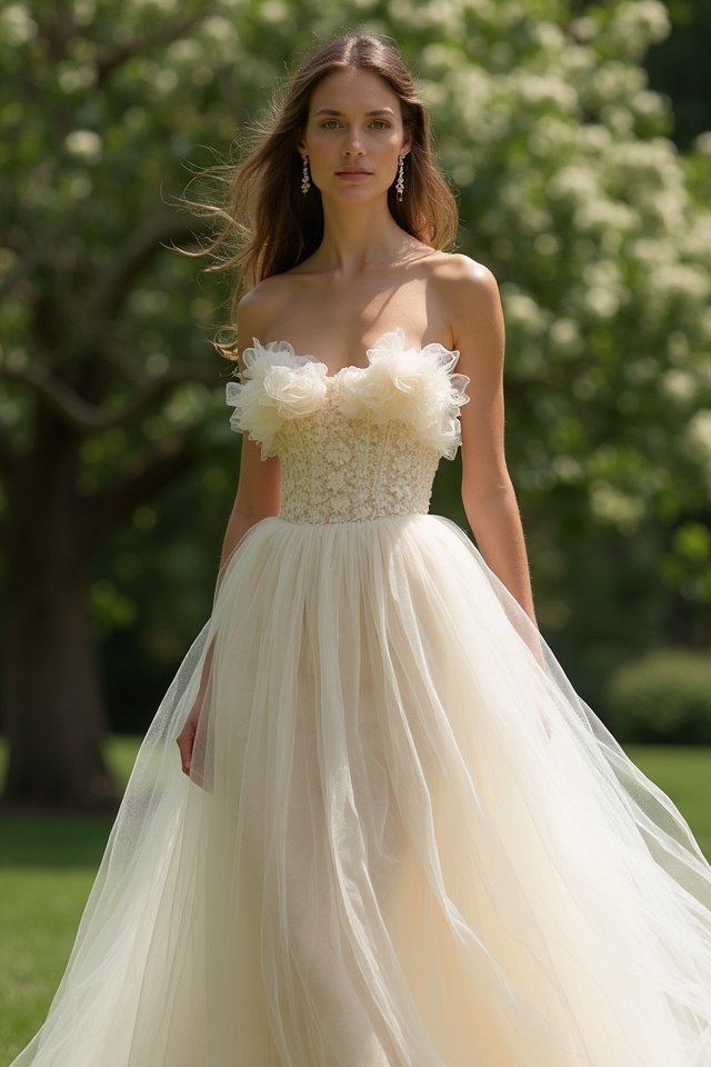 elegant ruffles ethereal movement