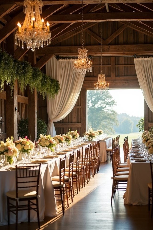 elegant rustic wedding decor