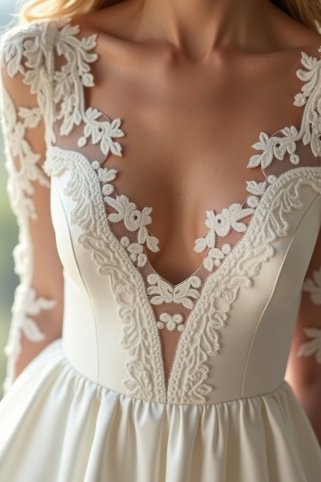 elegant satin a line dress