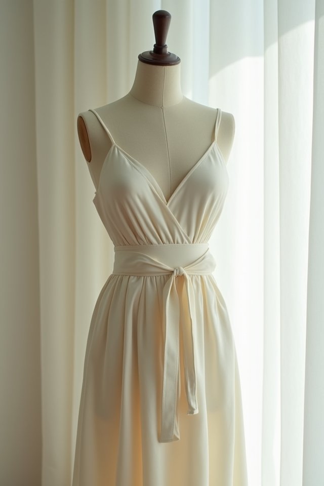 elegant satin gown magic