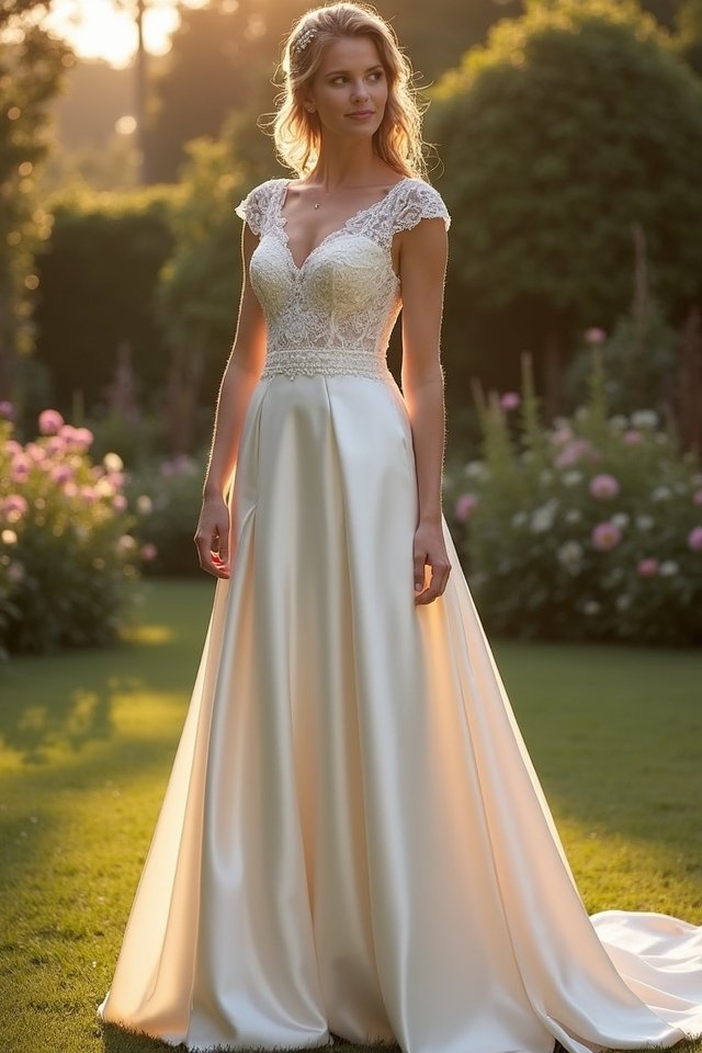 elegant satin maxi dress