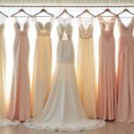 elegant satin wedding gowns