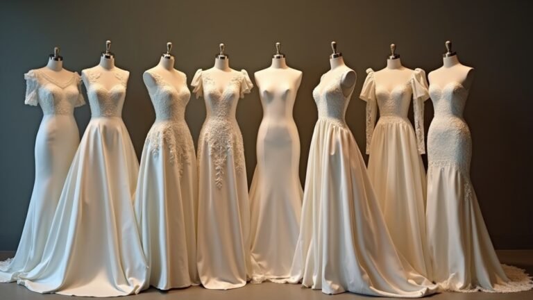 elegant satin wedding sleeves