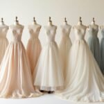 elegant silk wedding dresses