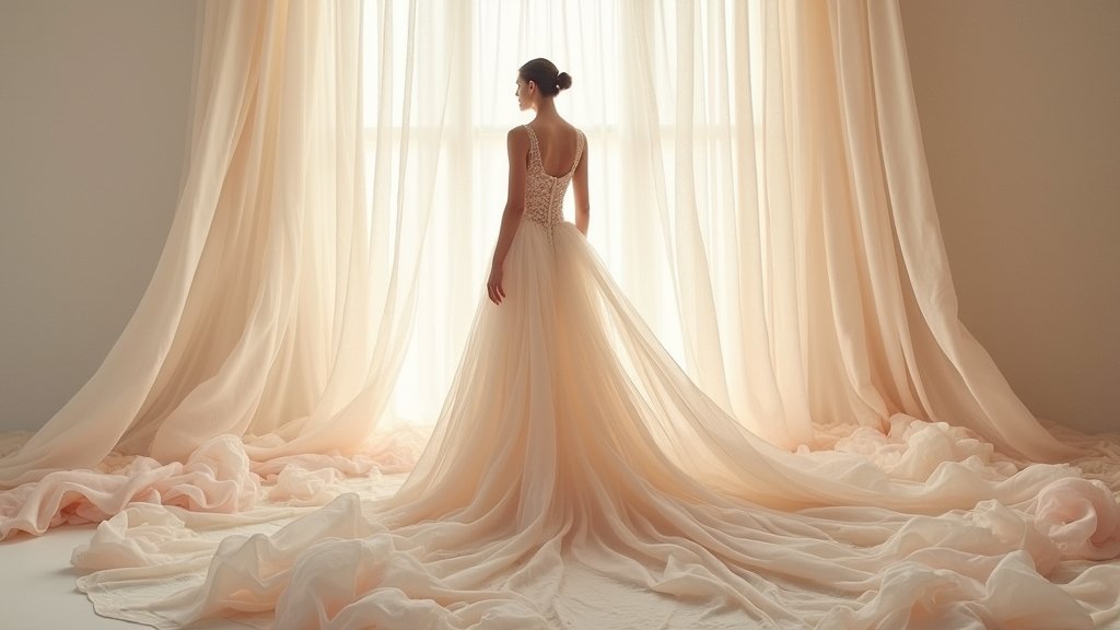 elegant silk wedding gowns