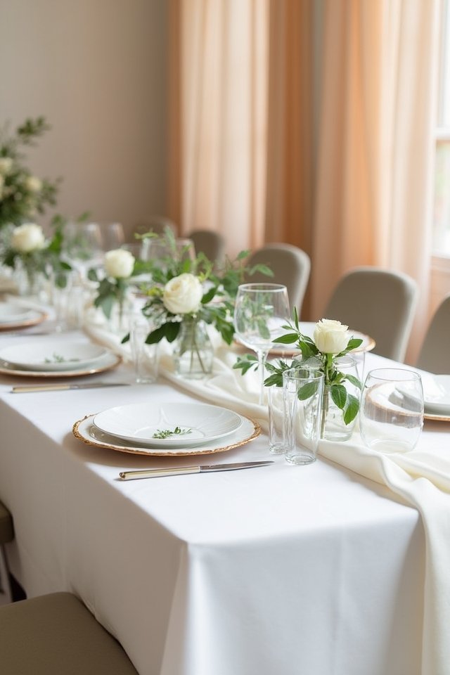 elegant simple wedding decor
