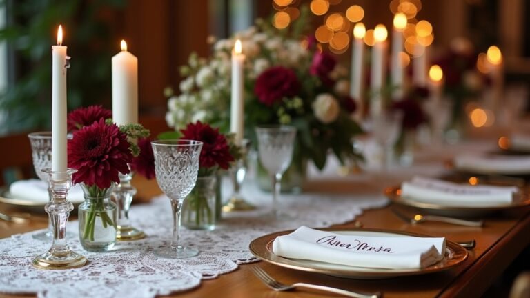 elegant small wedding decor
