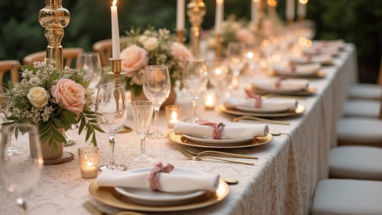 elegant small wedding decor