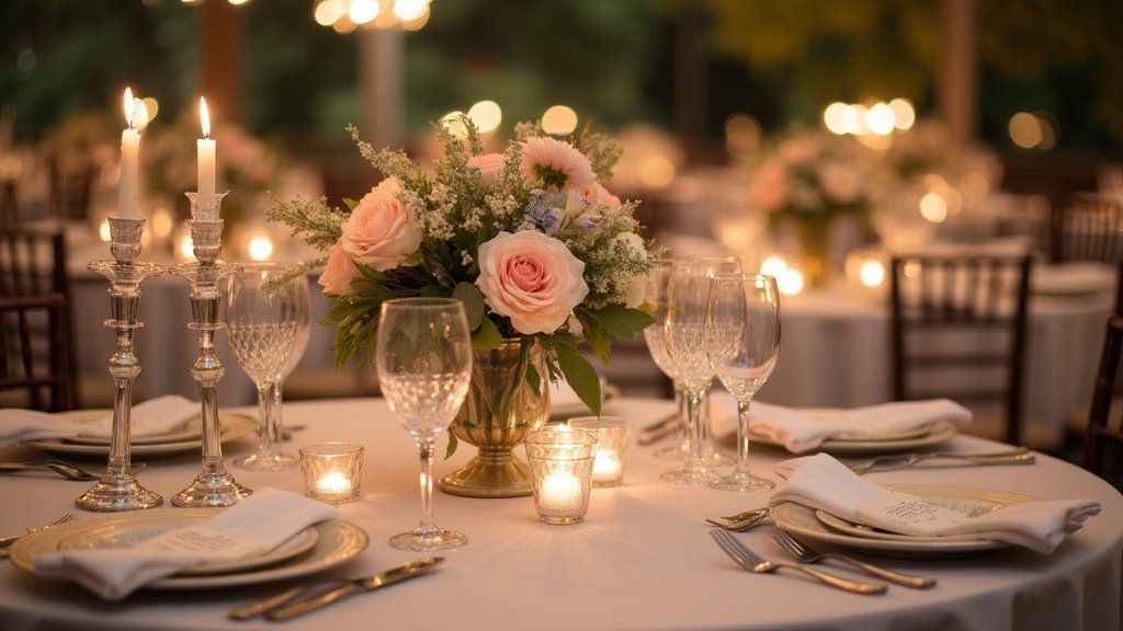 elegant small wedding decor