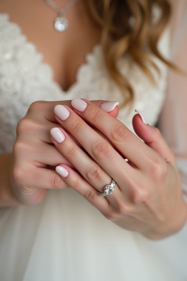 elegant soft beige ombre