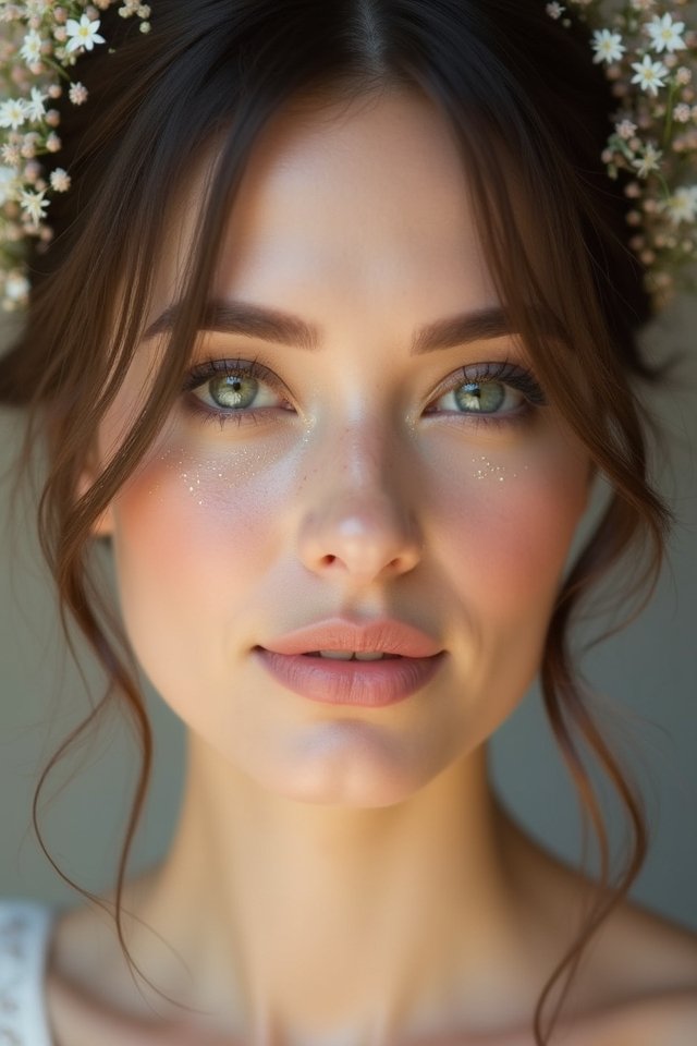 elegant soft smoky eyes