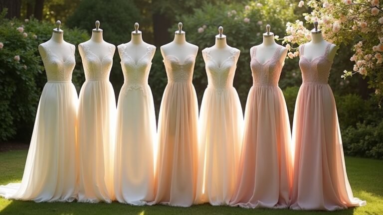 elegant square neck gowns