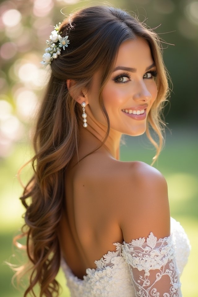 elegant straight sleek hairstyle