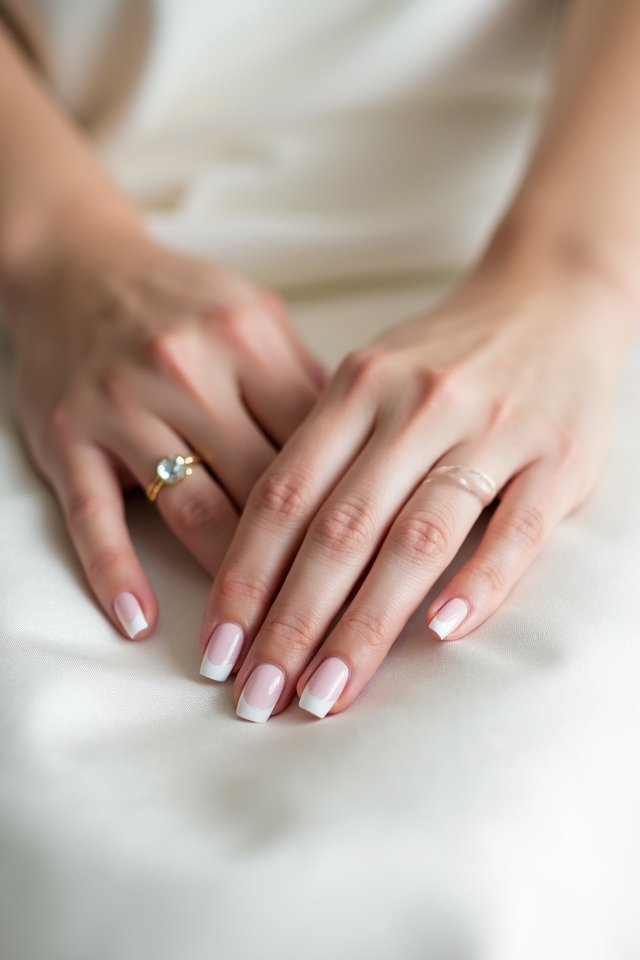 elegant subtle ombr nails