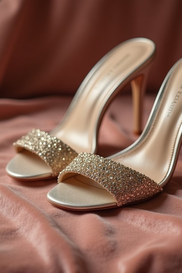 elegant summer beaded sandals