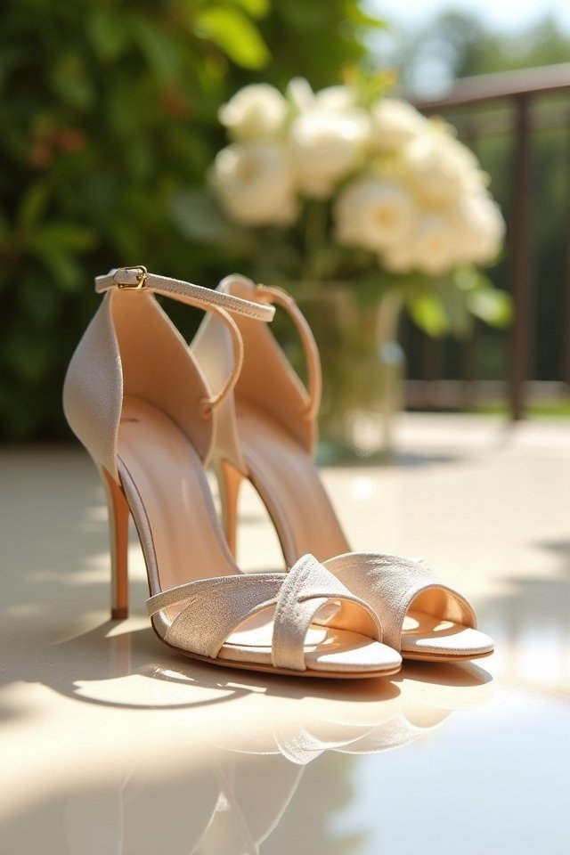 elegant summer wedding footwear