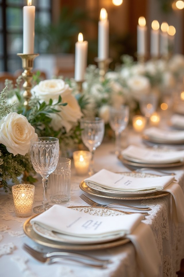 elegant table linen ideas