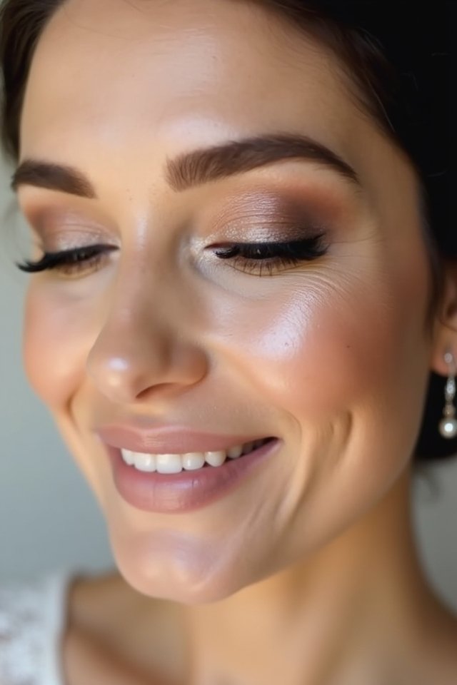 elegant taupe makeup look