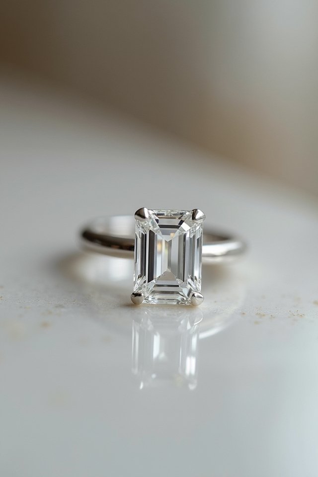 elegant timeless emerald cut