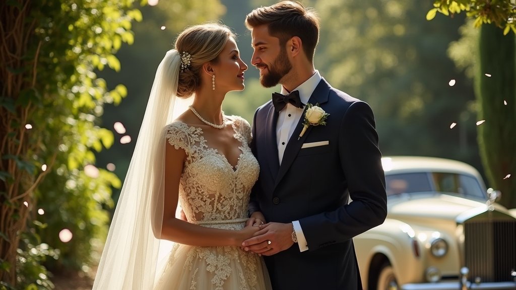 elegant timeless wedding portraits