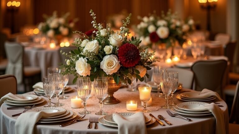 elegant traditional wedding decor