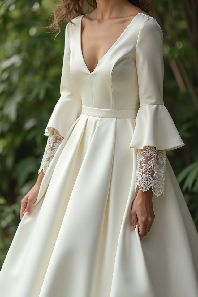 elegant trumpet dress design