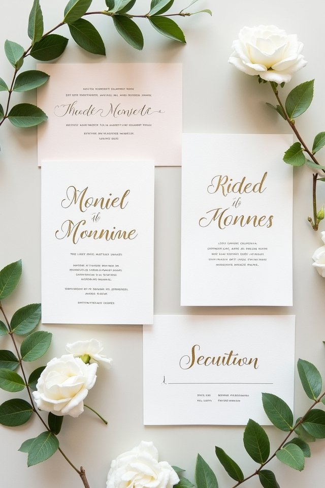 elegant typography for invitations