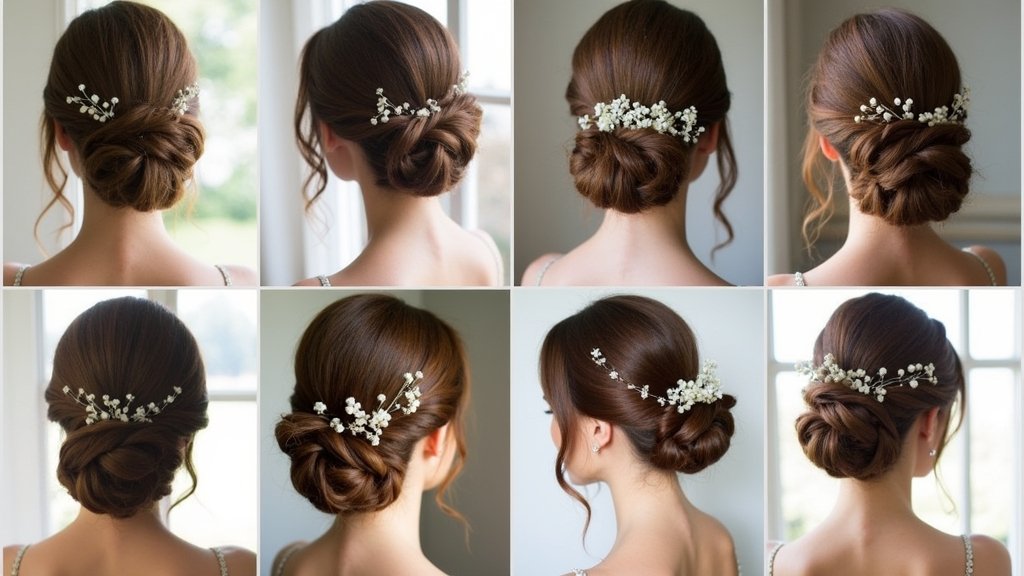 elegant updos for weddings