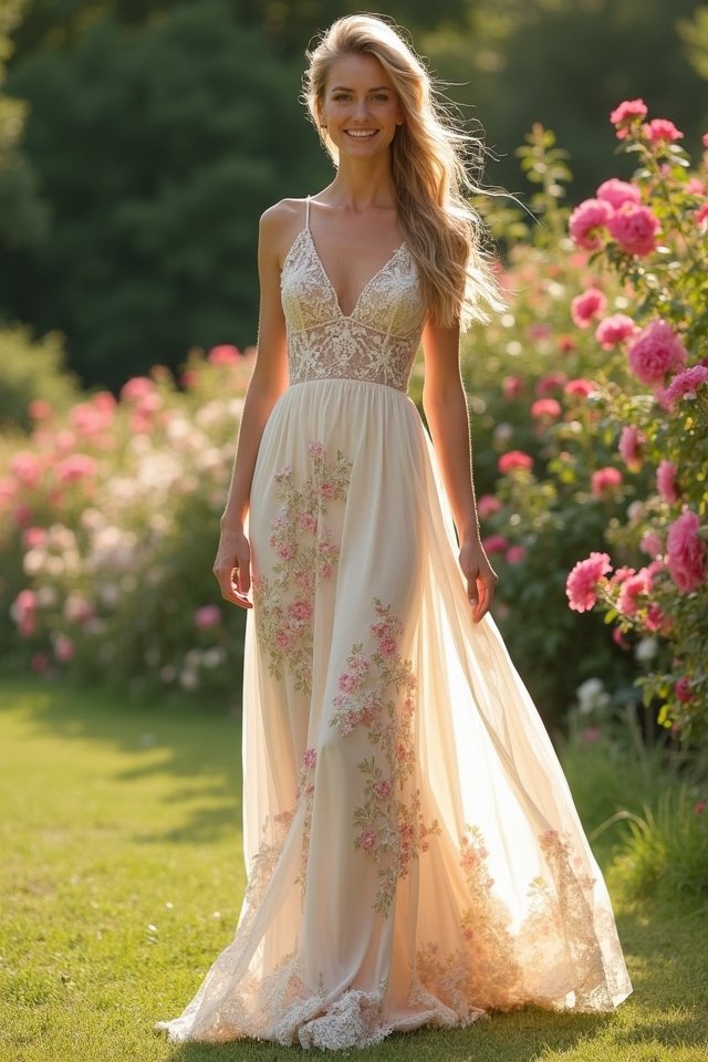 elegant versatile flowing dress