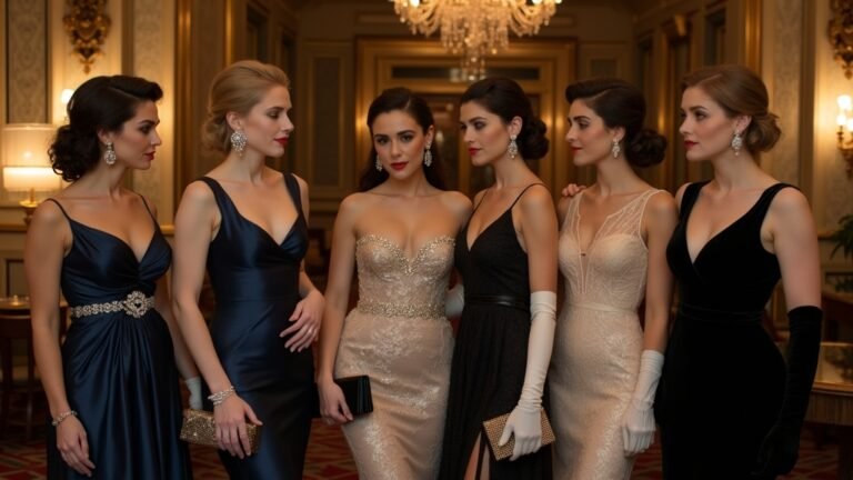 elegant vintage cocktail fashion