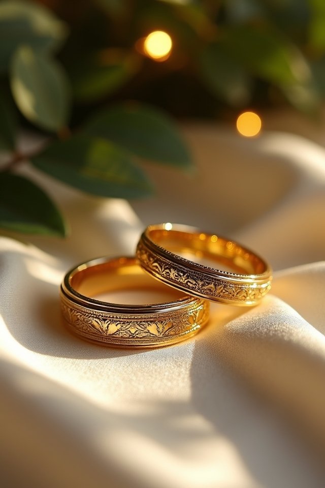 elegant vintage gold ring