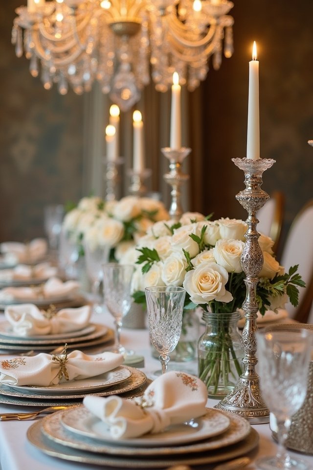 elegant vintage table settings