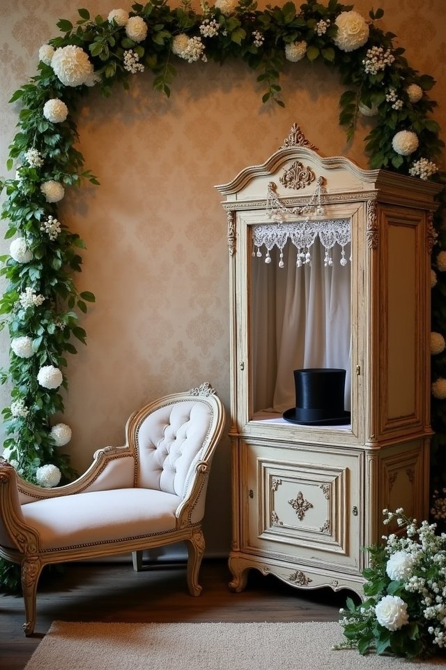 elegant vintage wedding backdrops