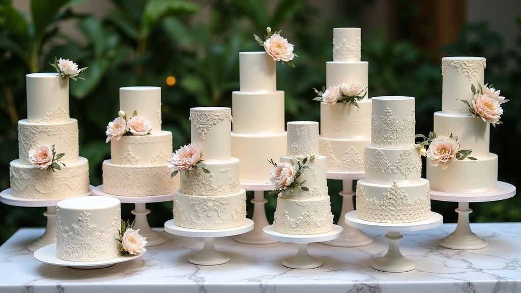 elegant vintage wedding cakes