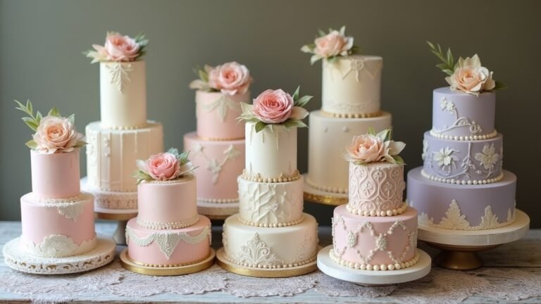 elegant vintage wedding cakes