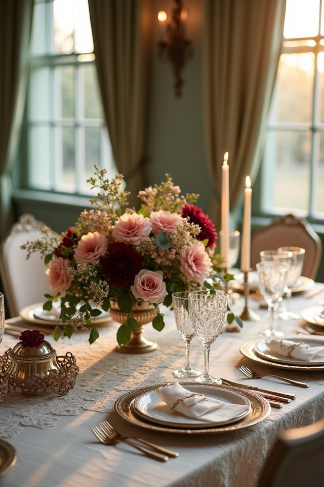 elegant vintage wedding colors