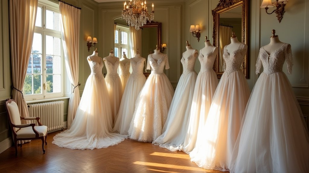 elegant vintage wedding gowns