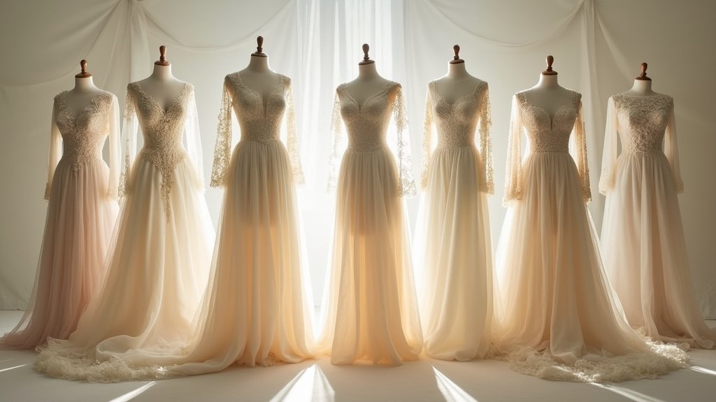 elegant vintage wedding gowns