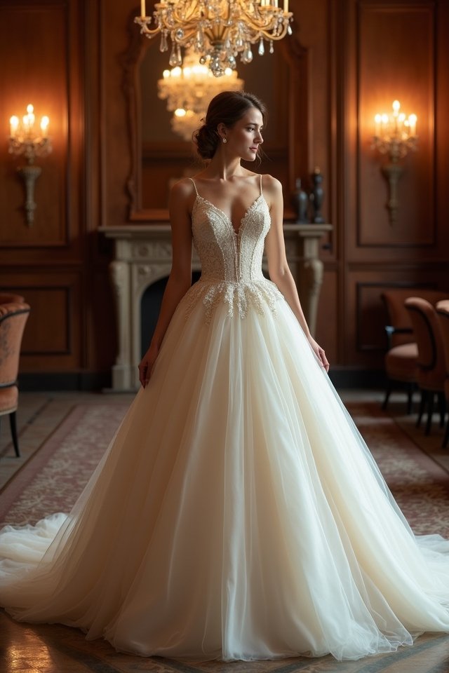 elegant voluminous timeless masterpiece
