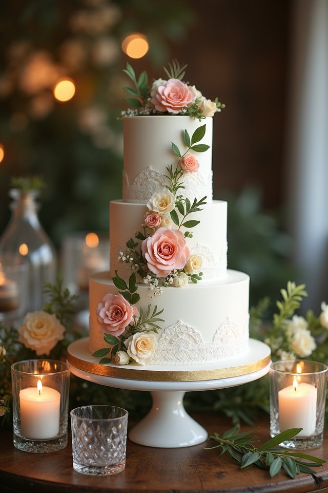 elegant wedding cake artistry