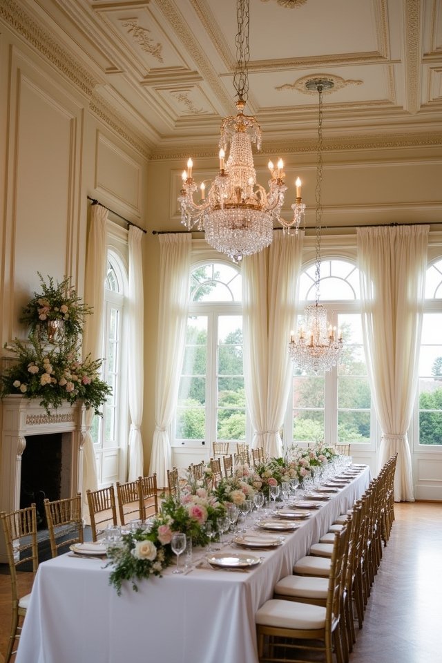 elegant wedding ceremony settings