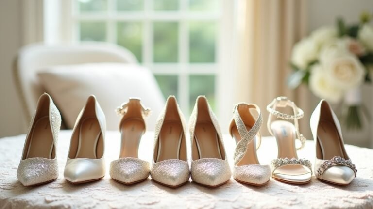 elegant wedding day heels