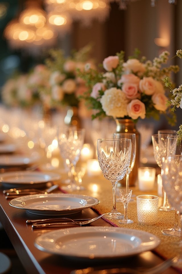 elegant wedding glassware options