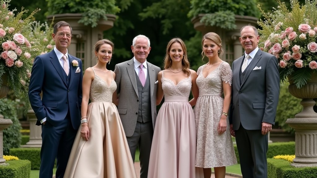 elegant wedding guest attire