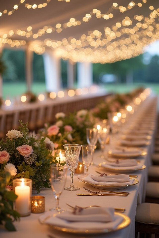 elegant wedding table decor