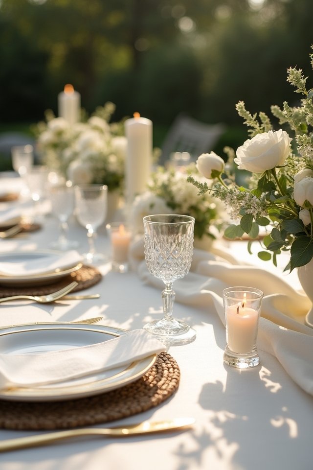 elegant wedding table decor