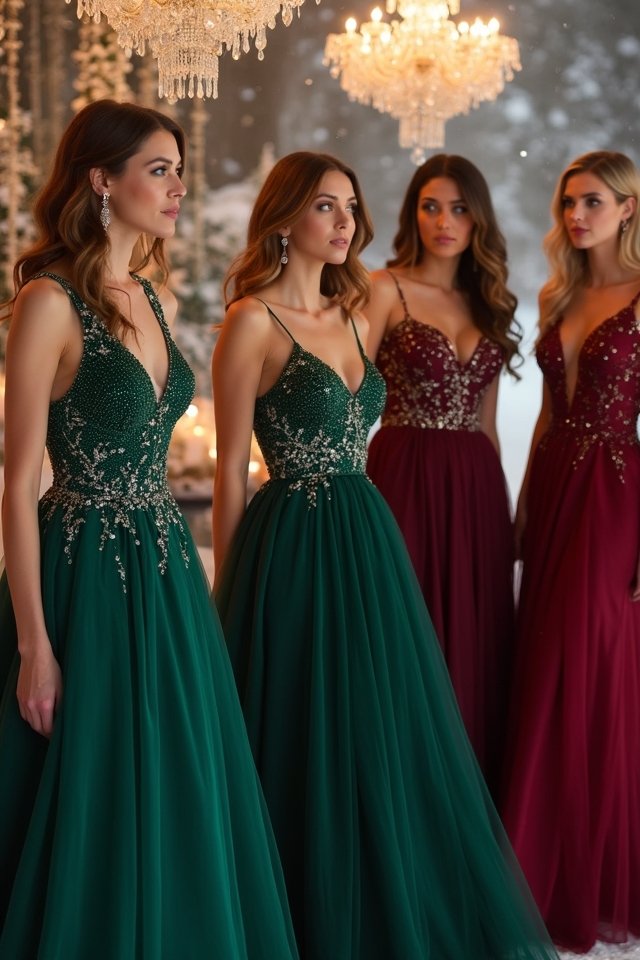 elegant winter jewel tones